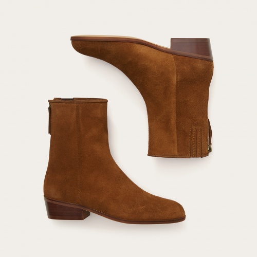 Sus Boots, desert brown velvet | Balagan Studio