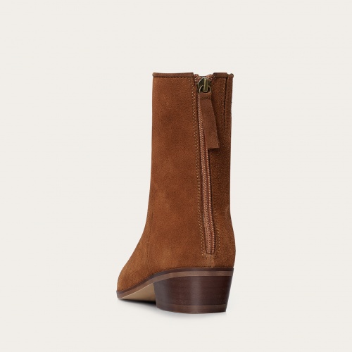 Sus Boots, desert brown velvet | Balagan Studio