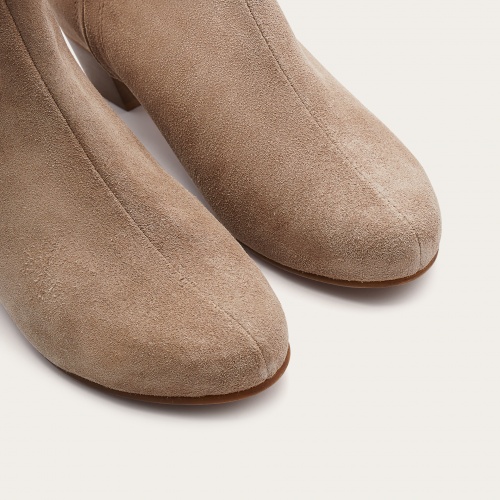 Ringo Boots High Heels, grey suede OUTLET | Balagan Studio