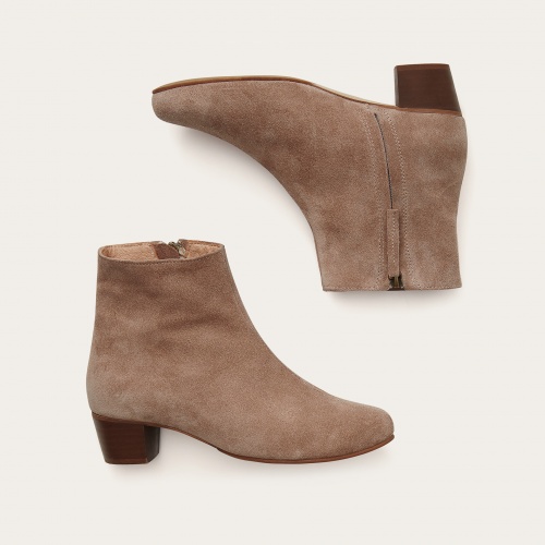 Ringo Boots High Heels, grey suede OUTLET | Balagan Studio