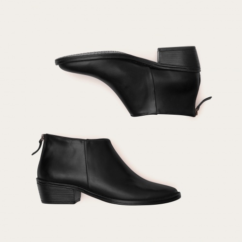 Lea Boots, black rustic OUTLET | Balagan Studio