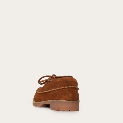 Tefer półbuty, rudy welur | Balagan Studio