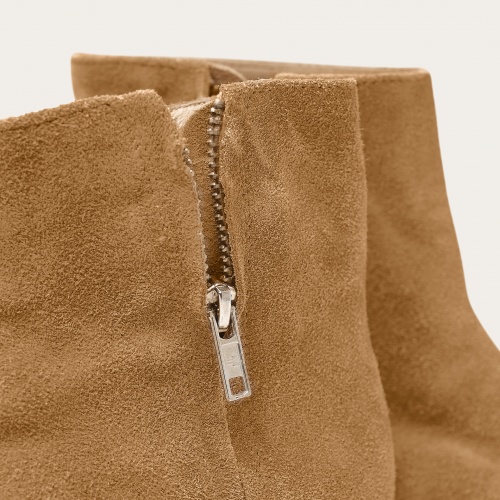 Ringo Boots High Heels, sand velvet OUTLET | Balagan Studio