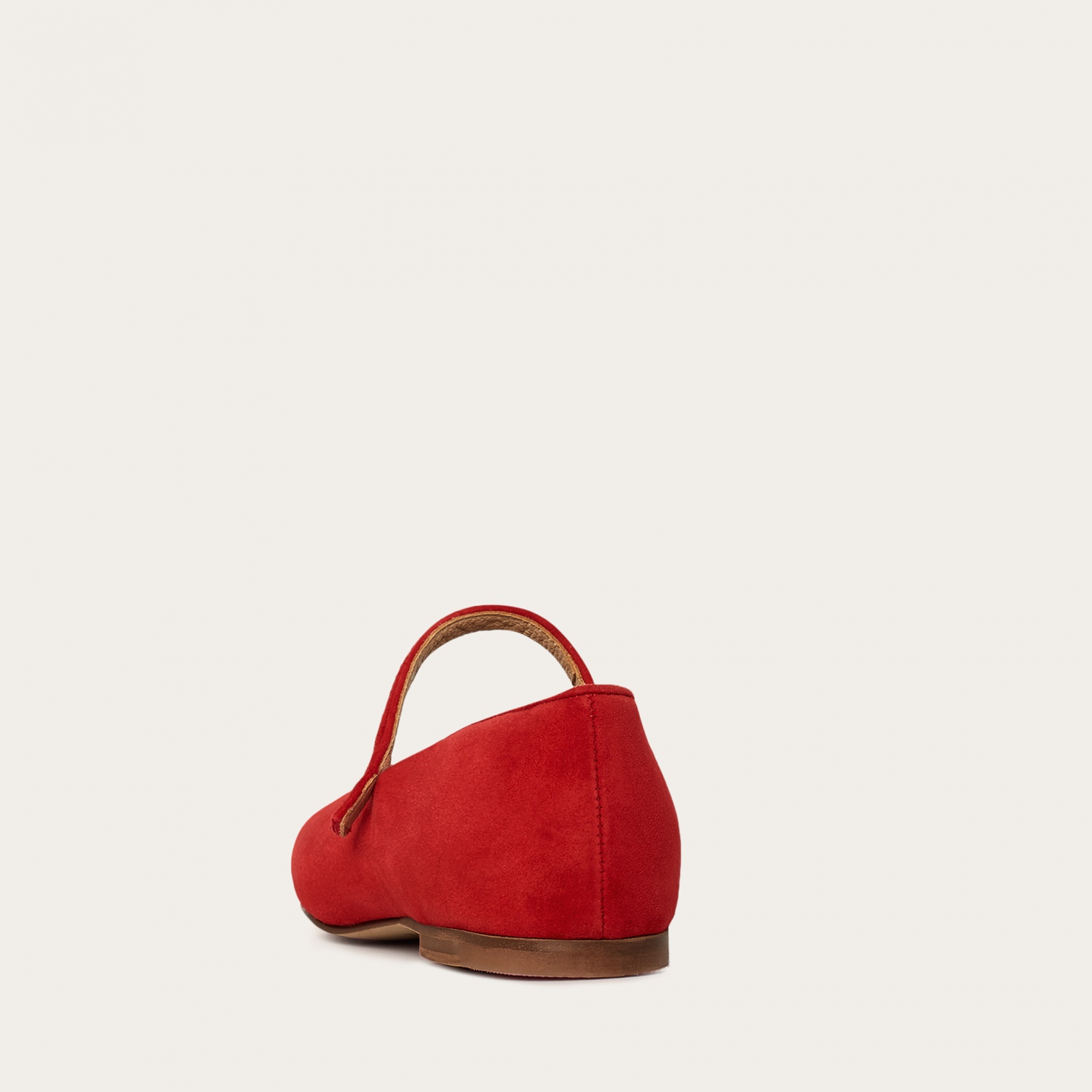  Pass Ballerina, red suede OUTLET-3 