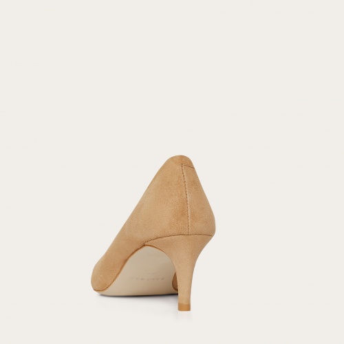 Schpitz Heels, vanilla suede | Balagan Studio