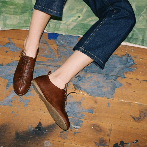 Ali Flats, brown rustic | Balagan Studio