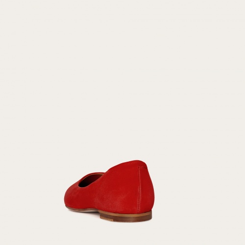 Mishor Ballerina, red suede OUTLET | Balagan Studio