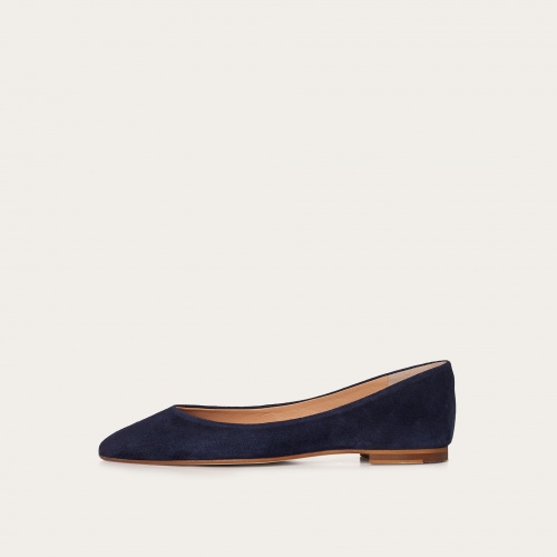 Mishor Ballerina, navy suede OUTLET | Balagan Studio