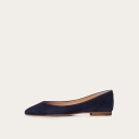 Mishor Ballerina, navy suede OUTLET