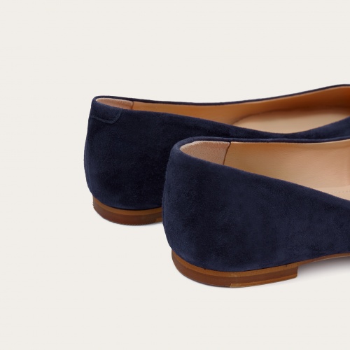 Mishor Ballerina, navy suede OUTLET | Balagan Studio
