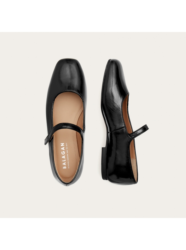 Pass baleriny, czarny połysk | Balagan Studio