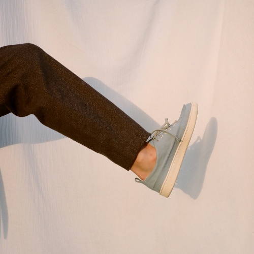 Eretz sneakersy VEGAN BIO, pudrowy niebieski OUTLET | Balagan Studio