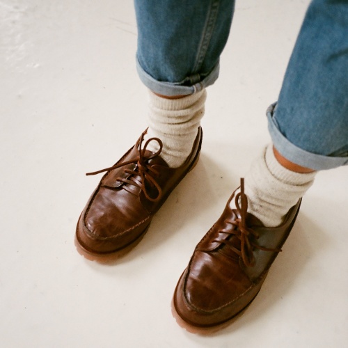 Tefer Flats, brown rustic OUTLET | Balagan Studio