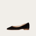 Mishor Ballerina, black suede OUTLET