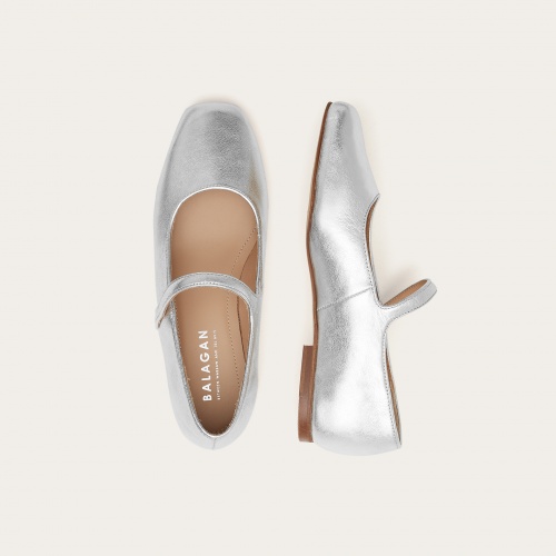 Pass baleriny, srebrny OUTLET | Balagan Studio