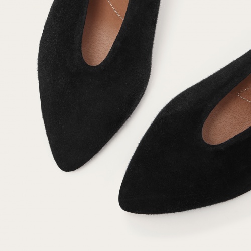 Schpitz Heels, black suede OUTLET | Balagan Studio