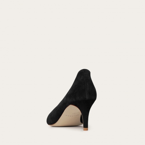 Schpitz Heels, black suede OUTLET | Balagan Studio