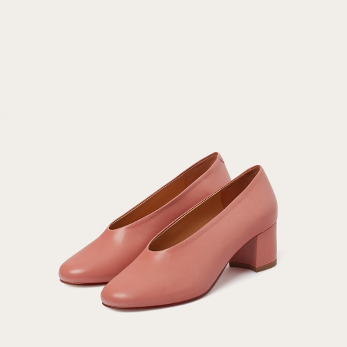 Leilot Heels, coral OUTLET | Balagan Studio