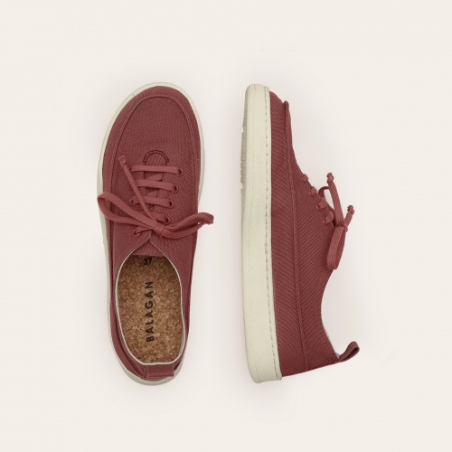 Eretz Sneakers VEGAN BIO, marsala | Balagan Studio