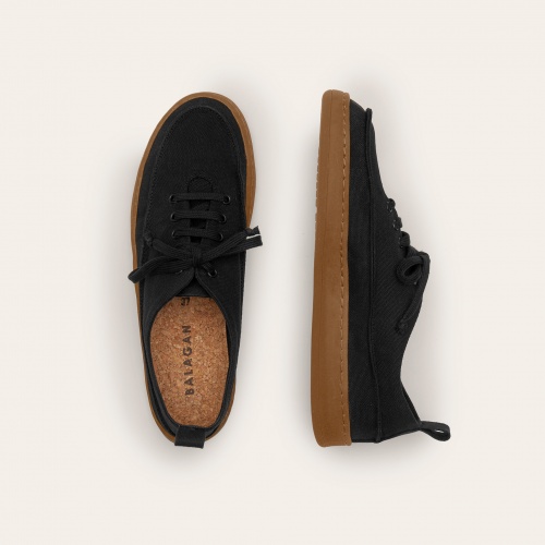 Eretz Sneakers VEGAN BIO, black | Balagan Studio