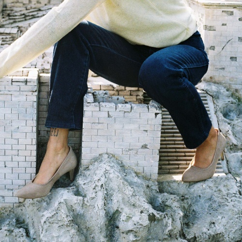 Sica Heels, macroma beige | Balagan Studio