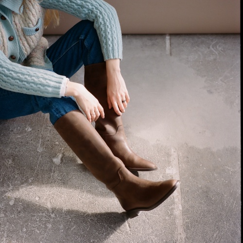 Polo High Boots, waxed brown | Balagan Studio