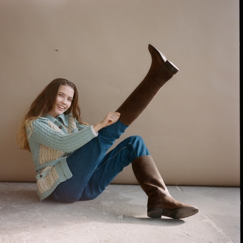 Polo High Boots, waxed brown | Balagan Studio