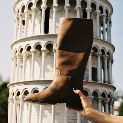 Polo High Boots, waxed brown | Balagan Studio