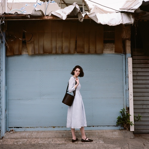 Kubełek Champagne torebka M, czarny błysk OUTLET | Balagan Studio