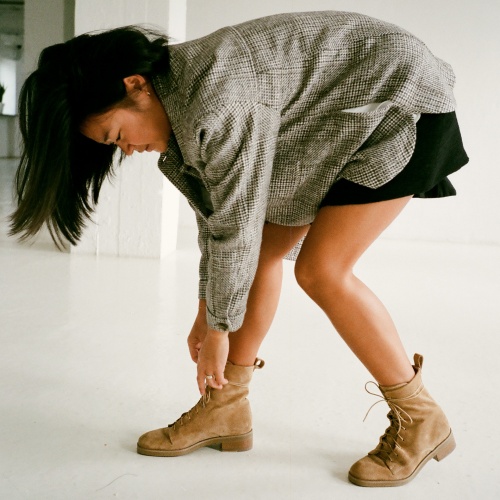 Tzava Boots, sand velvet OUTLET | Balagan Studio