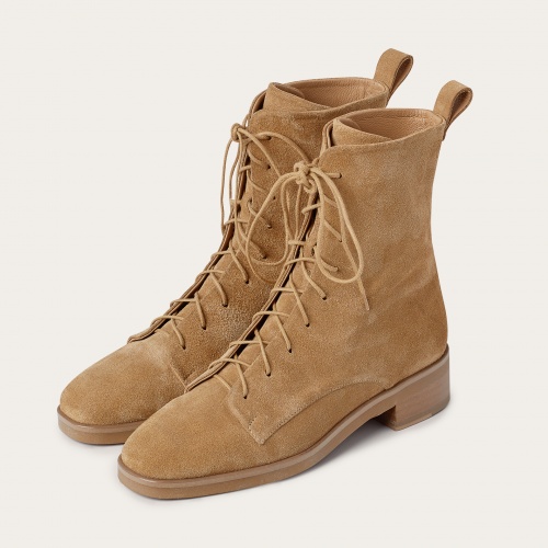 Tzava Boots, sand velvet OUTLET | Balagan Studio