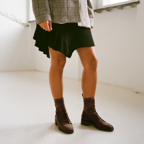 Tzava Boots, waxed bronze OUTLET | Balagan Studio