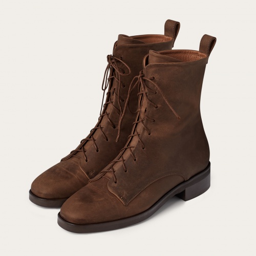 Tzava Boots, waxed bronze OUTLET | Balagan Studio