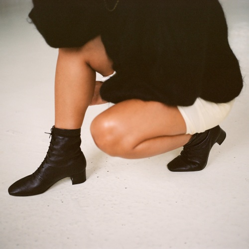 Victoria botki, czarny OUTLET | Balagan Studio